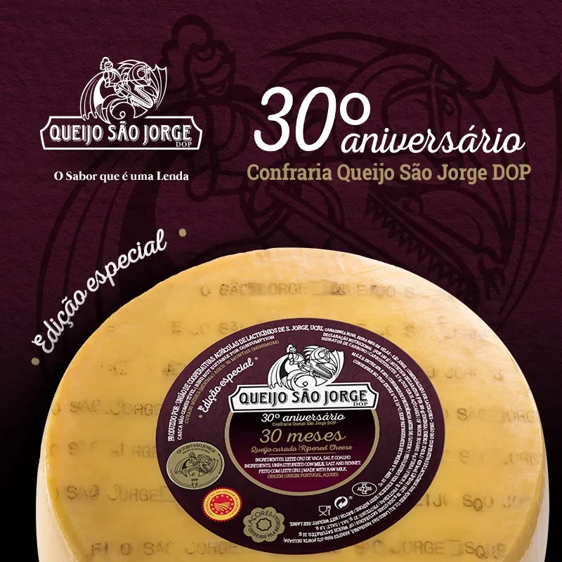 The special edition of Queijo São Jorge DOP 30 months launched by Uniqueijo and LactAçores