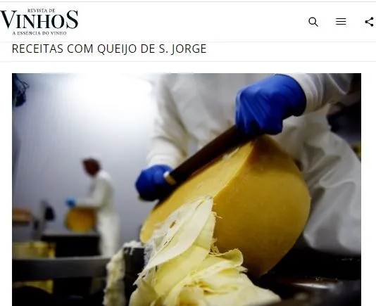 Perna de pato confitada, com molho de mel, laranja e tomilho com puré de cherovia e Queijo da Ilha de São Jorge 30 meses de cura